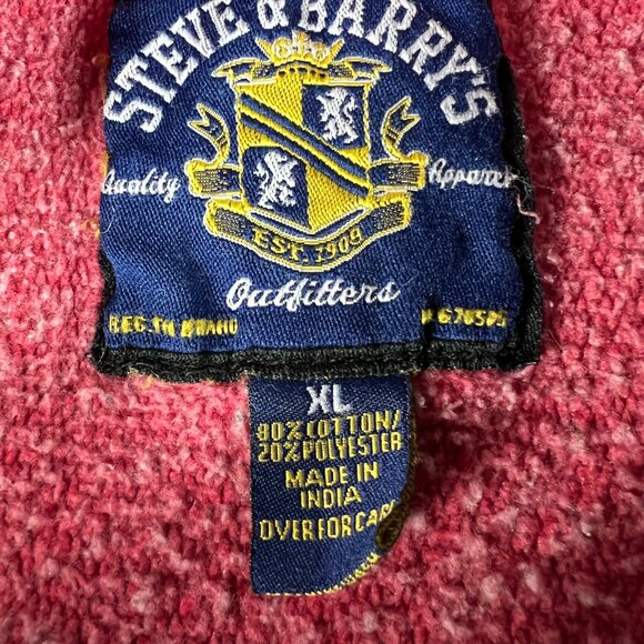 Y2K Steve Barry Indiana Hoosiers Sweatshirt Extra Large Red Distressed Crewneck - Picture 10 of 16